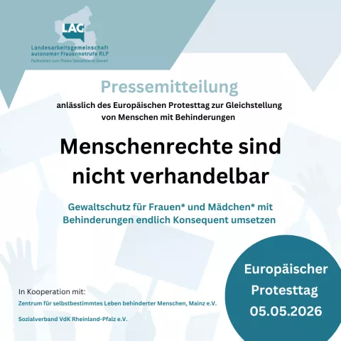 Plakat zum Protesttag