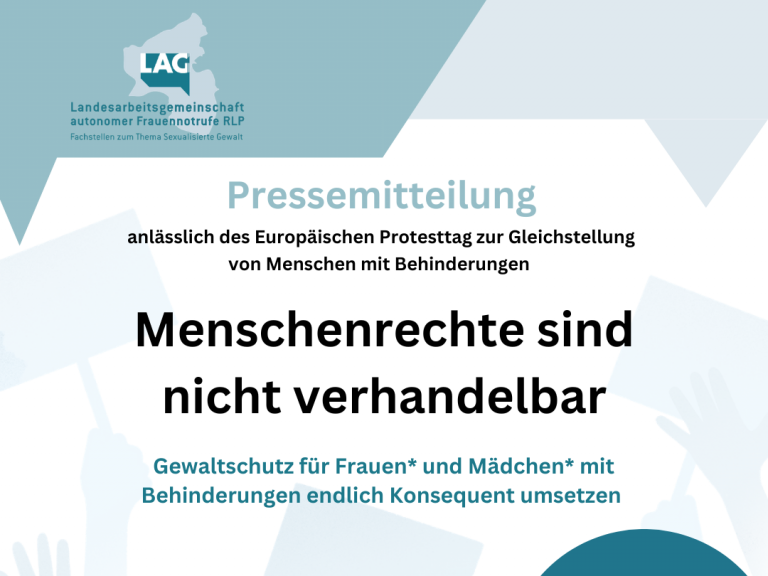 Plakat zum Protesttag